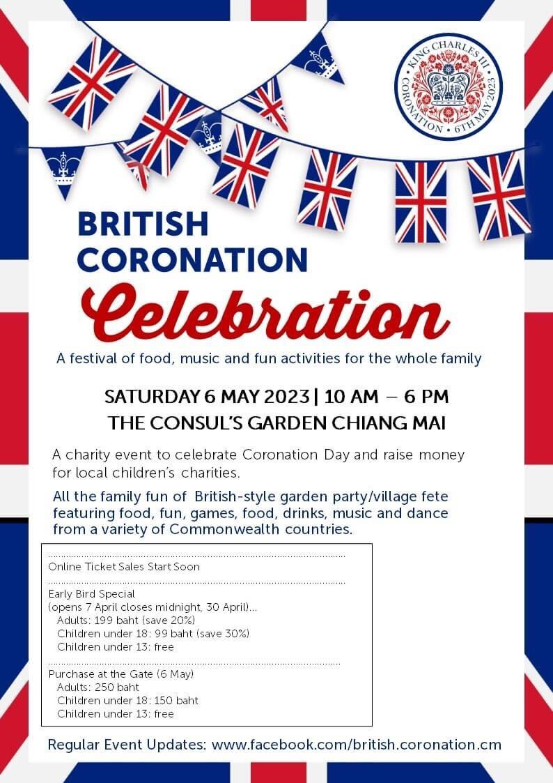 King Charles III Coronation - British Coronation Celebration Chiang Mai