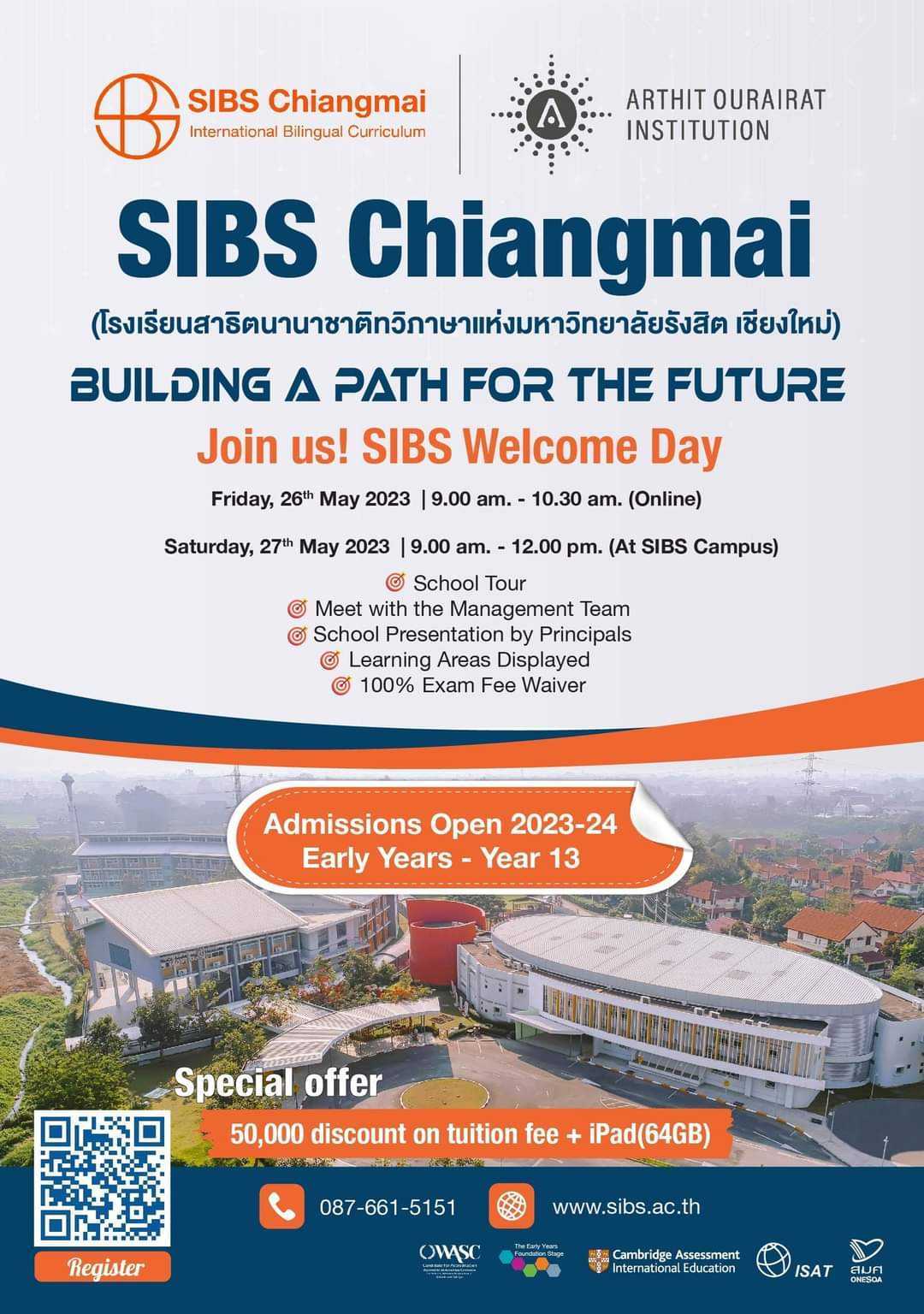 SIBS Satit International Bilingual School Chiangmai - Welcome Day