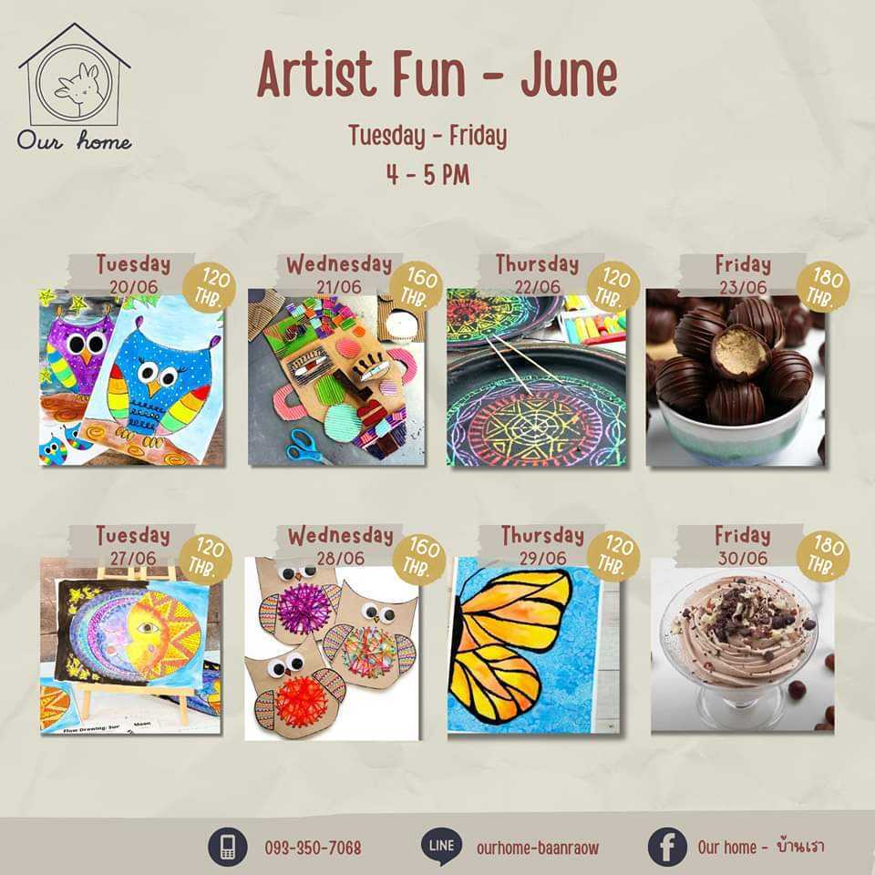 Our Home - Artist Fun June