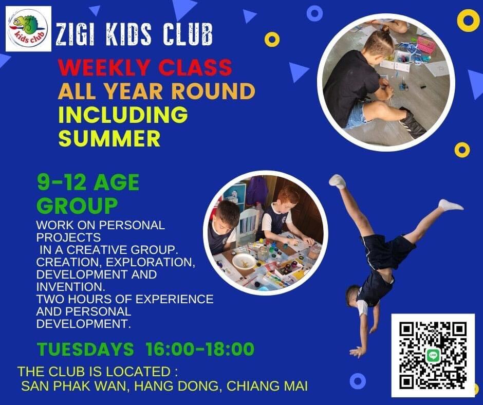 ZIGI Kids Club – Weekly Class