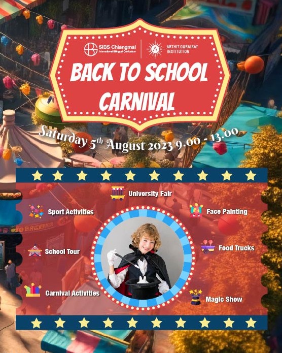 SIBS Satit International Bilingual School, Chiang Mai - Back to School Carnival