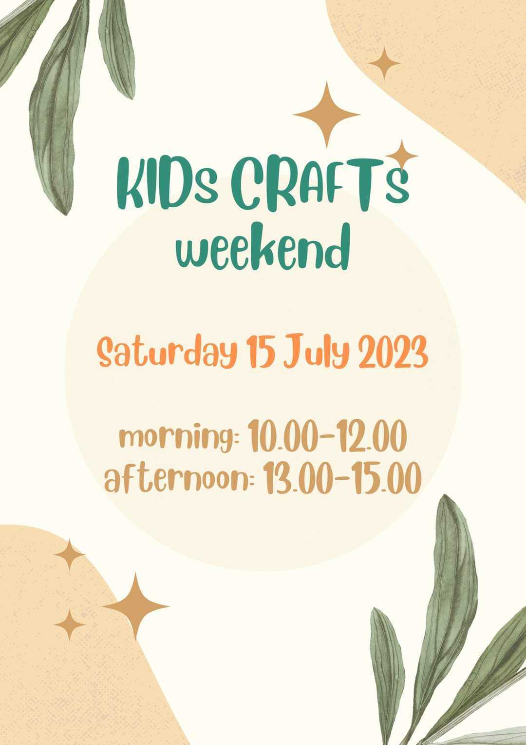 KIDs CRAFTs - KIDs CRAFTs Weekend