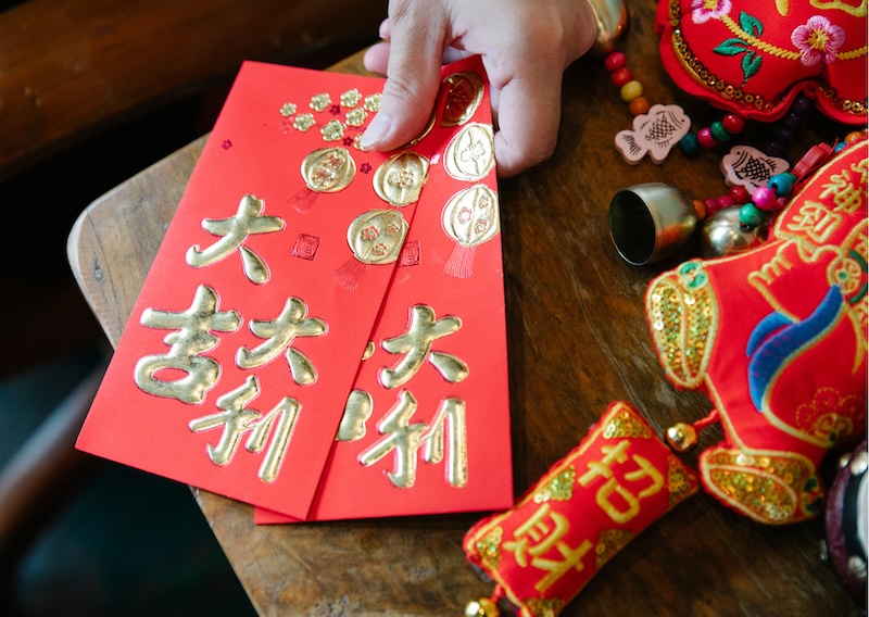 Chinese New Year red packet envelopes