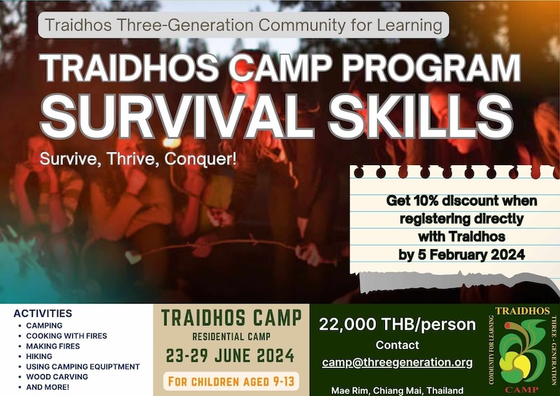 Traidhos Camp Survival Skills 2024