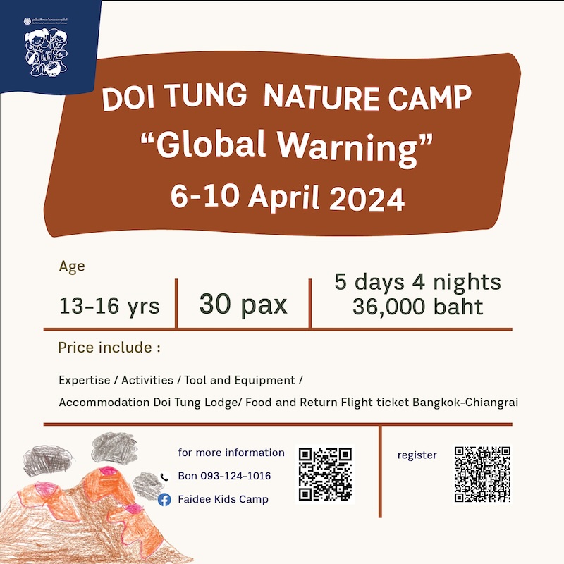 Faidee Songkran Camp 2024 Global Warning