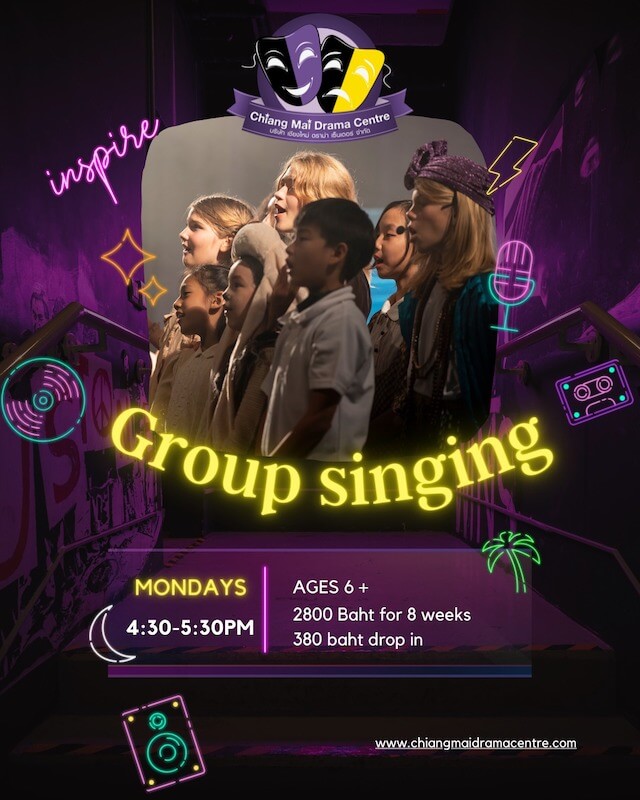 Chiang Mai Drama Centre Group Singing