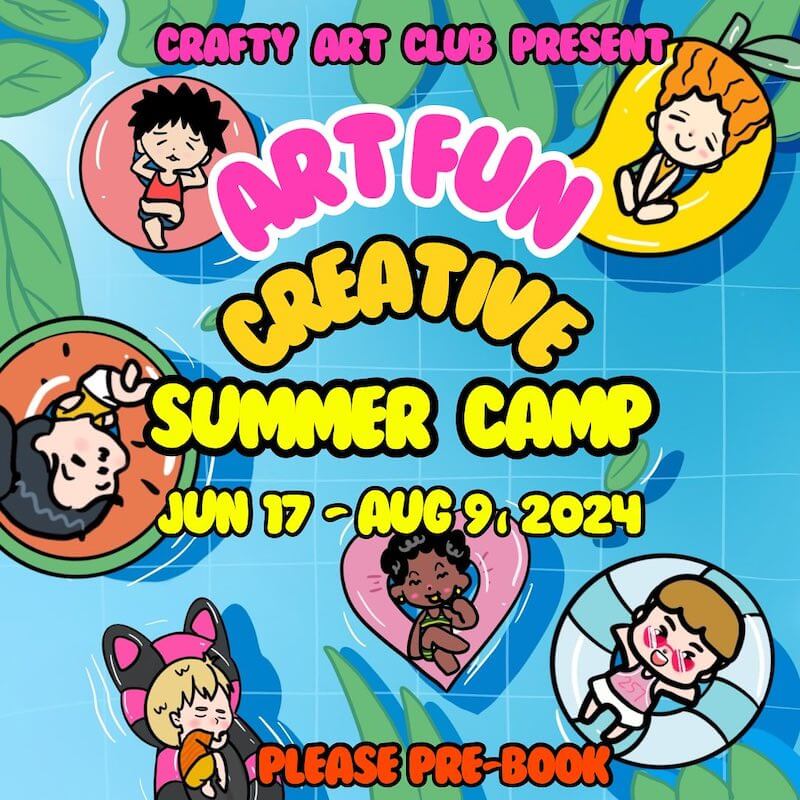 Crafty art club Art Fun Creative Summer Camp 2024