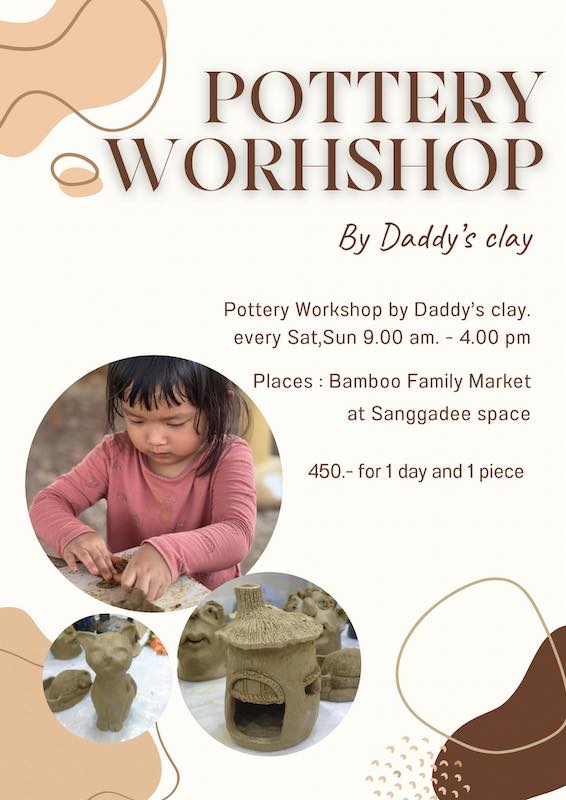 Bamboo Family Market - Pottery Workshop from Daddy's Clay
