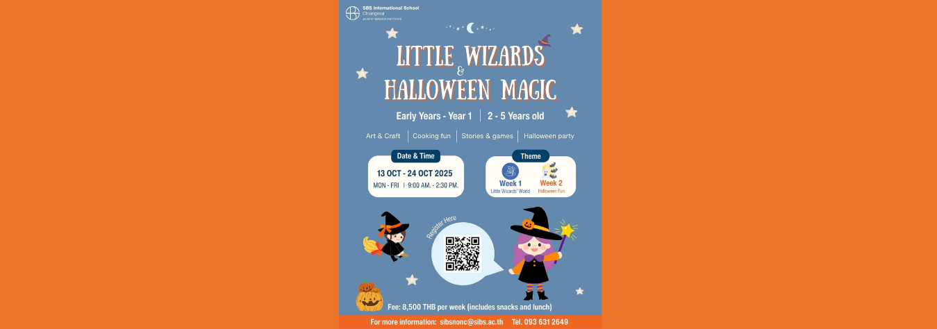 BS International School Chiangmai October Camp – Little Wizards & Halloween Magic