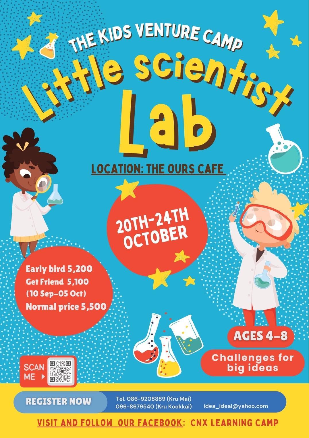 The Kids Venture Camp Little Scientist Lab