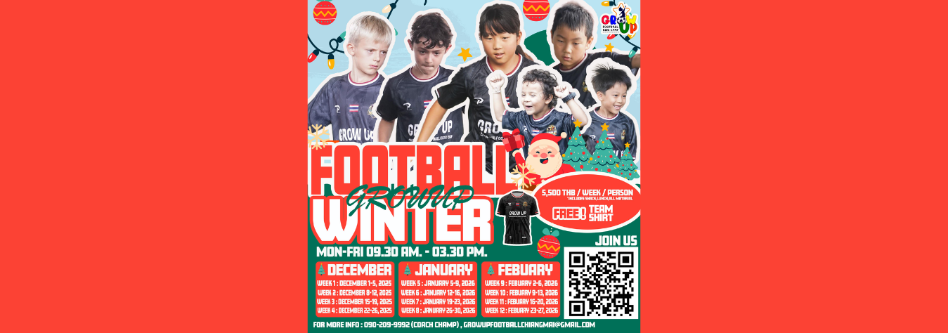 GROW UP Chiangmai Winter Camp 2025-2026