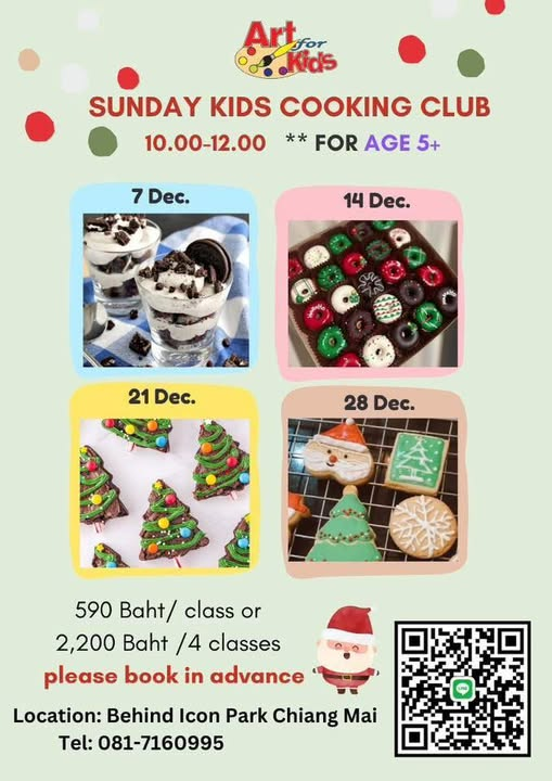 Art For Kids Sunday Kids Cooking Club