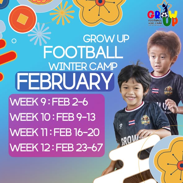 GROW UP Chiangmai Football Camp January & February