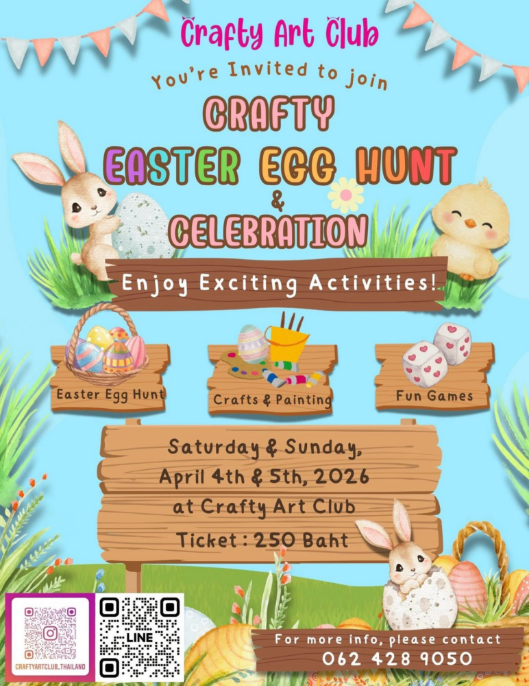 Crafty Art Club Easter Egg Hunt & Celebration
