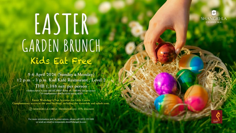 Shangri-La Chiang Mai Easter Garden Brunch