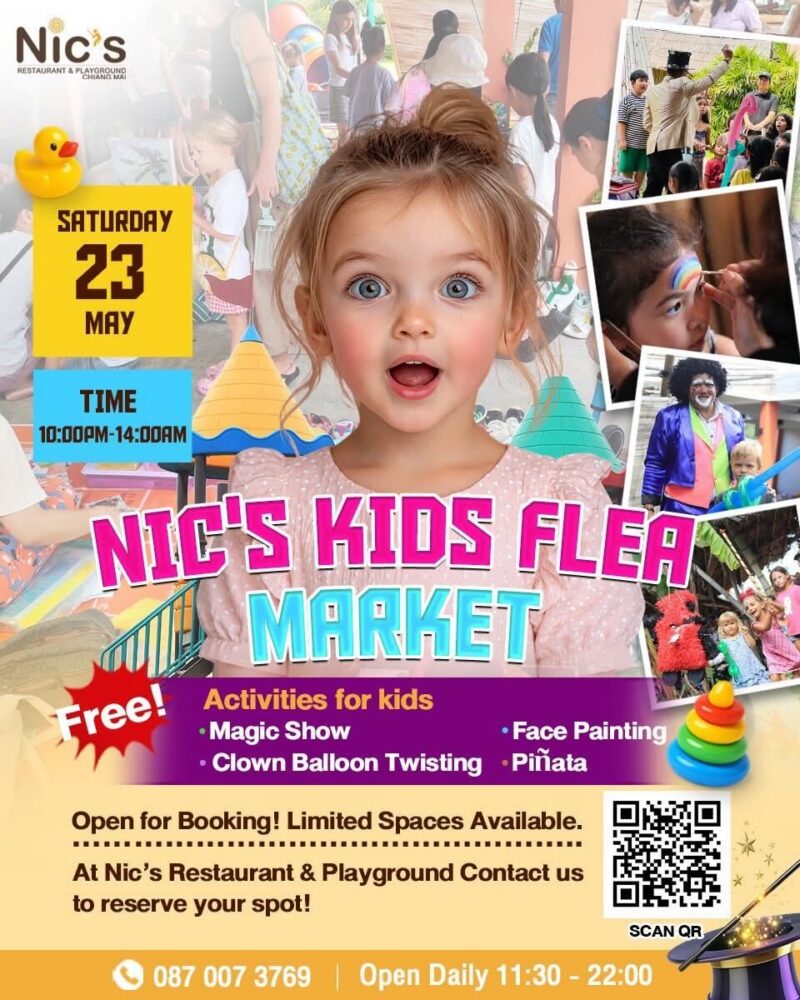 Nic's Restaurant & Playground Kids Flea Market