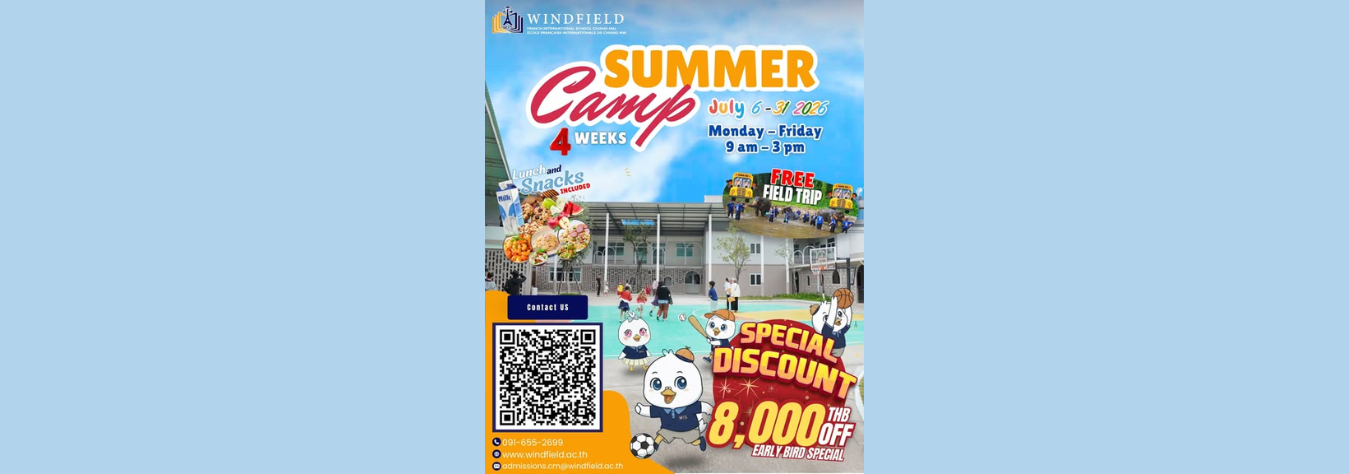 Windfield Chiang Mai Summer Camp 2026