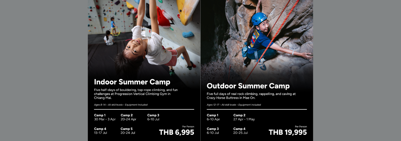 Progression Vertical Summer Climbing Camps