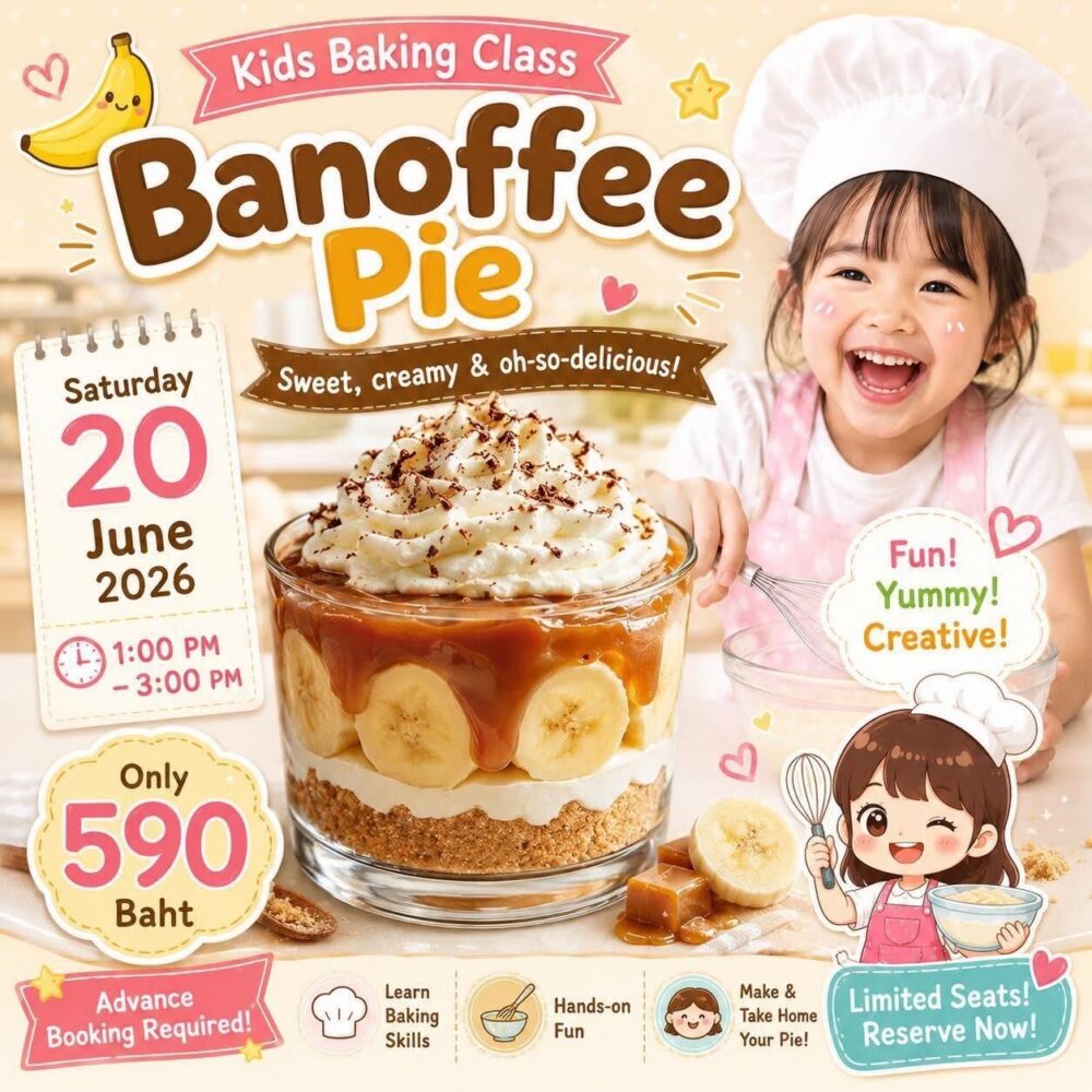 Art For Kids School Banoffee Pie Baking Class for Kids