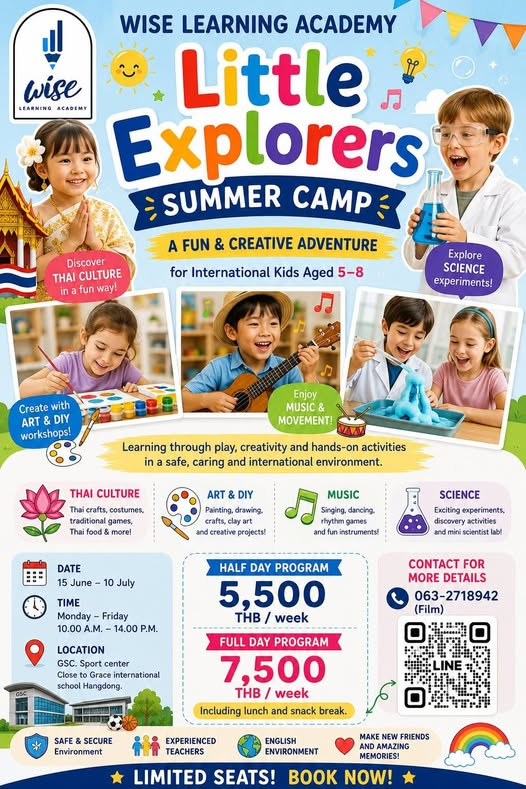 Wise Learning Academy Little Explorers Summer Camp 2026