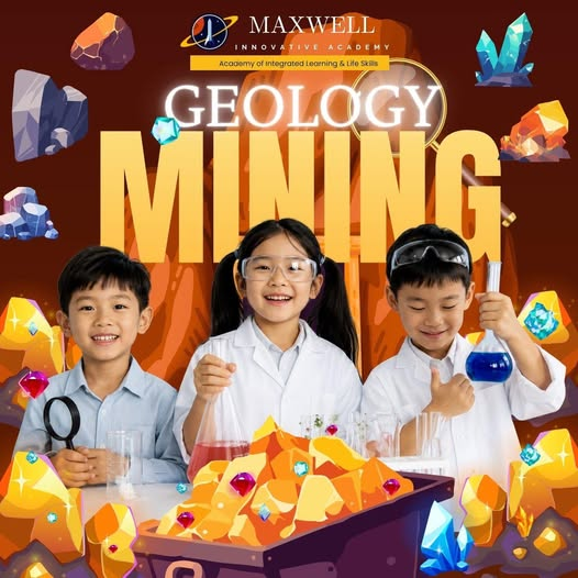 Maxwell July Theme: Geology • Volcano • Dinosaur