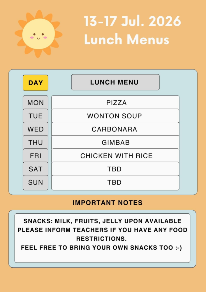 Art For Kids Summer Camp Schedule | 13-17 July