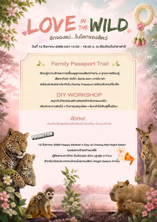 Chiang Mai Night Safari Love in the Wild