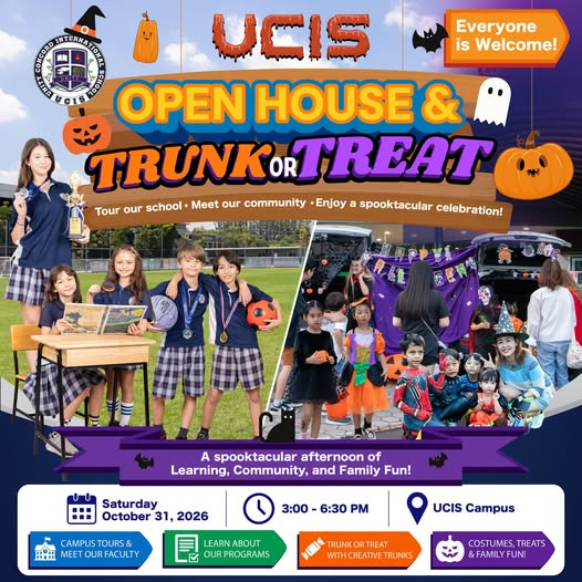 UCIS Open House & Trunk or Treat 2026
